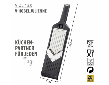 GEFU V-Hobel Julienne VIOLI&reg; 2.0