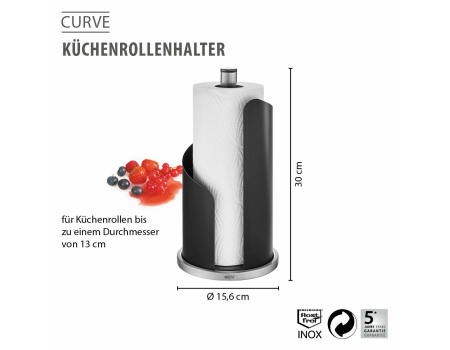 GEFU K&uuml;chenrollenhalter CURVE