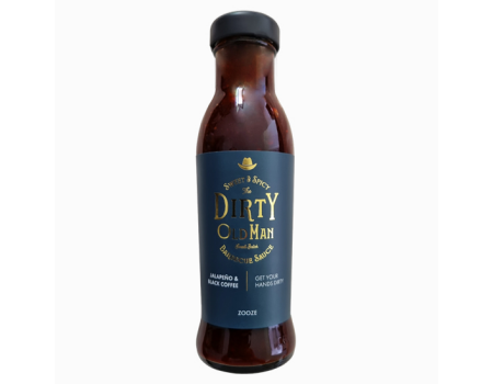 ZOOZE Dirty Old Man BBQ Sauce -  Jalapeno & Black...