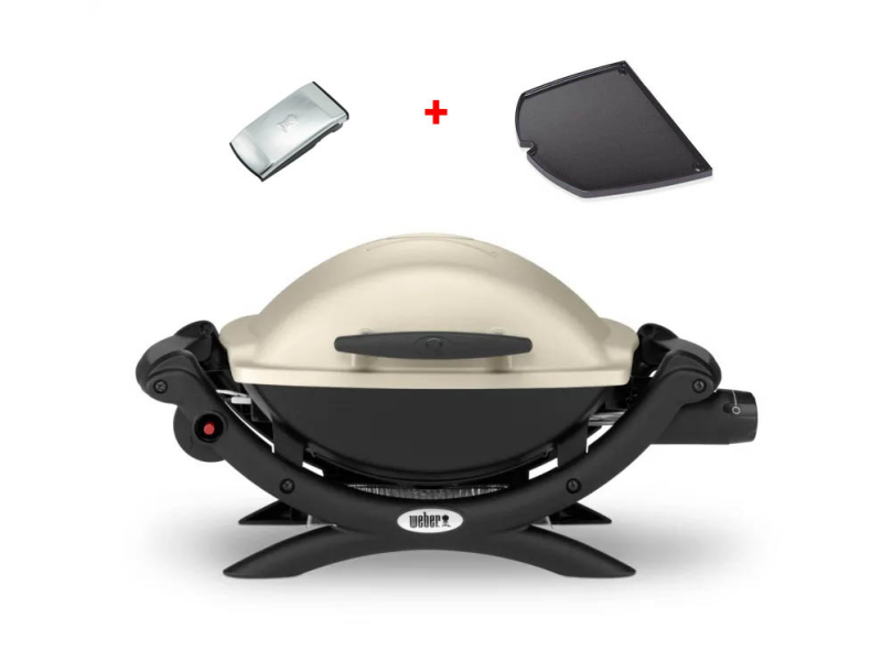 DEAL Weber Q 1000 TITAN inkl. Licht + Grillplatte