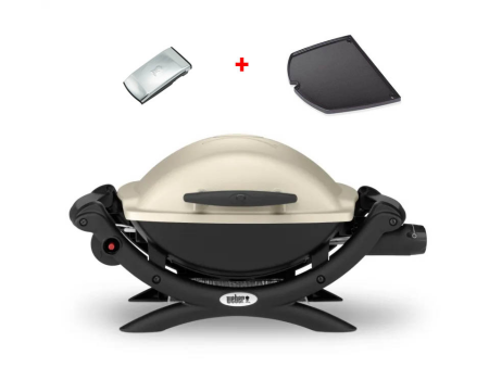 DEAL Weber Q 1000 TITAN inkl. Licht + Grillplatte