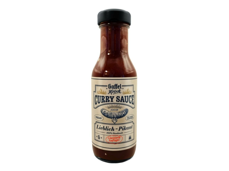 ZOOZE Gaffel K&ouml;lsche Curry Sauce 250ML