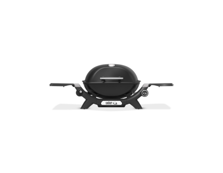 Weber Q1200N Black Gasgrill mit Seitentischen