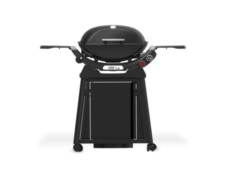 Weber Q2800N+ Gasgrill mit Rollwagen und Seitentischen