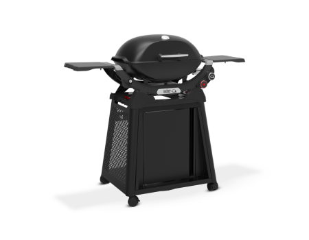 Weber Q2800N+ Gasgrill mit Rollwagen und Seitentischen