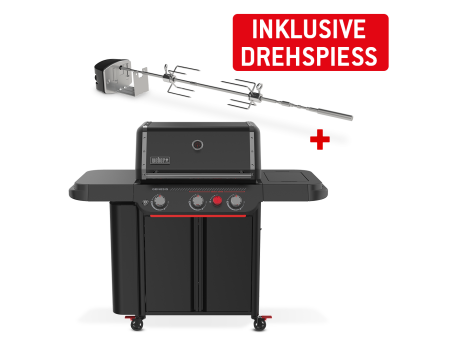 Weber GENESIS Stealth E-330WR Gasgrill inkl. Drehspieß